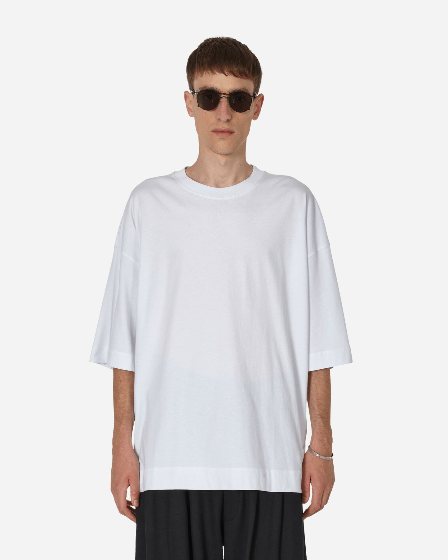 Dries Van Noten Hen T-Shirt White T-Shirts Shortsleeve 232-021113-7602 1