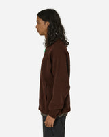 GR10K Felted Knit Jacket Rusty Brown Sweatshirts Fleece AG231018CF 12