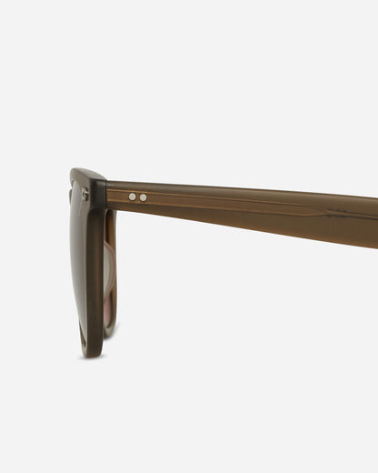 Garrett Leight Brooks X 48 Matte Olio/Pure Coffee Eyewear Glasses 2083-48 MOLIO