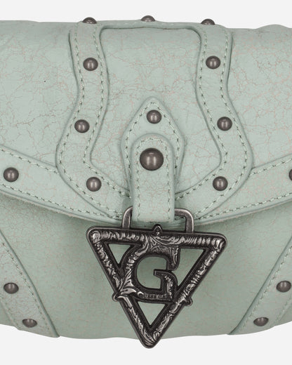 Guess USA Gusa Mini Claudia Crackl Bag Milkshake Mint Multi Bags and Backpacks Tote Bags W5GZ02L0R10 F8CR