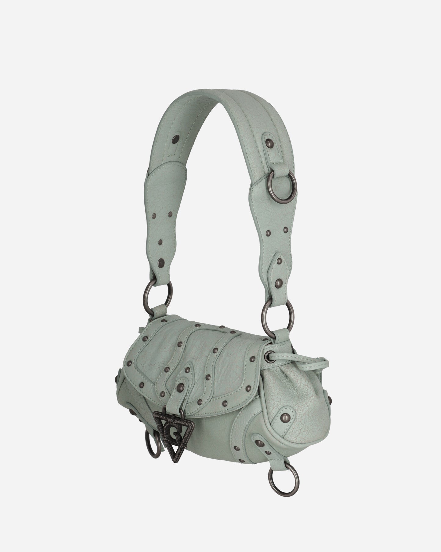 Guess USA Gusa Mini Claudia Crackl Bag Milkshake Mint Multi Bags and Backpacks Tote Bags W5GZ02L0R10 F8CR