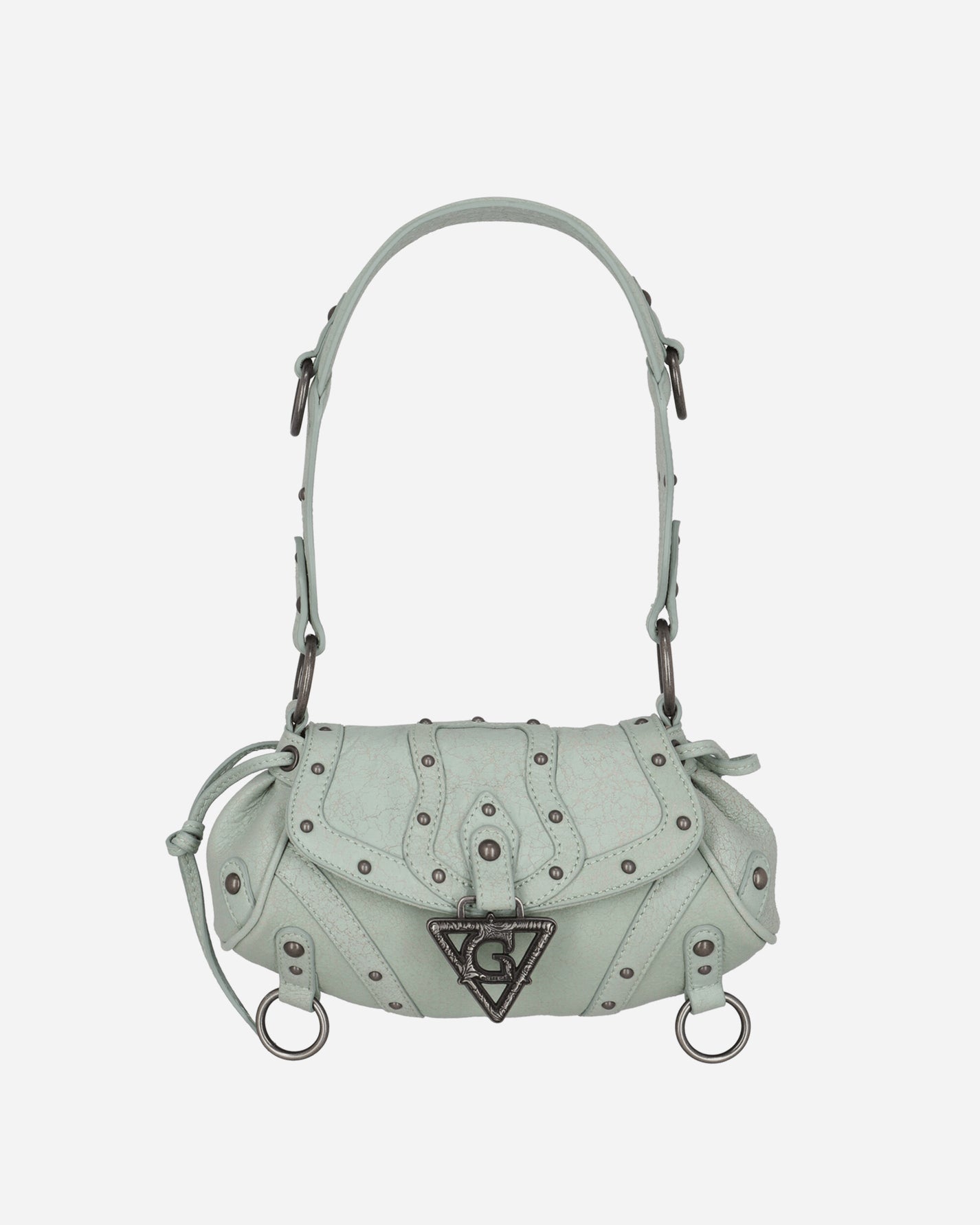 Guess USA Gusa Mini Claudia Crackl Bag Milkshake Mint Multi Bags and Backpacks Tote Bags W5GZ02L0R10 F8CR