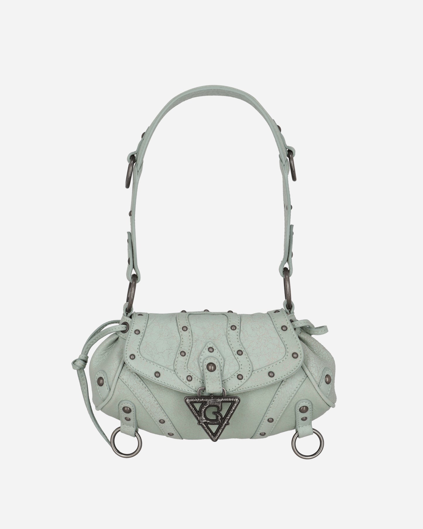 Guess USA Gusa Mini Claudia Crackl Bag Milkshake Mint Multi Bags and Backpacks Tote Bags W5GZ02L0R10 F8CR
