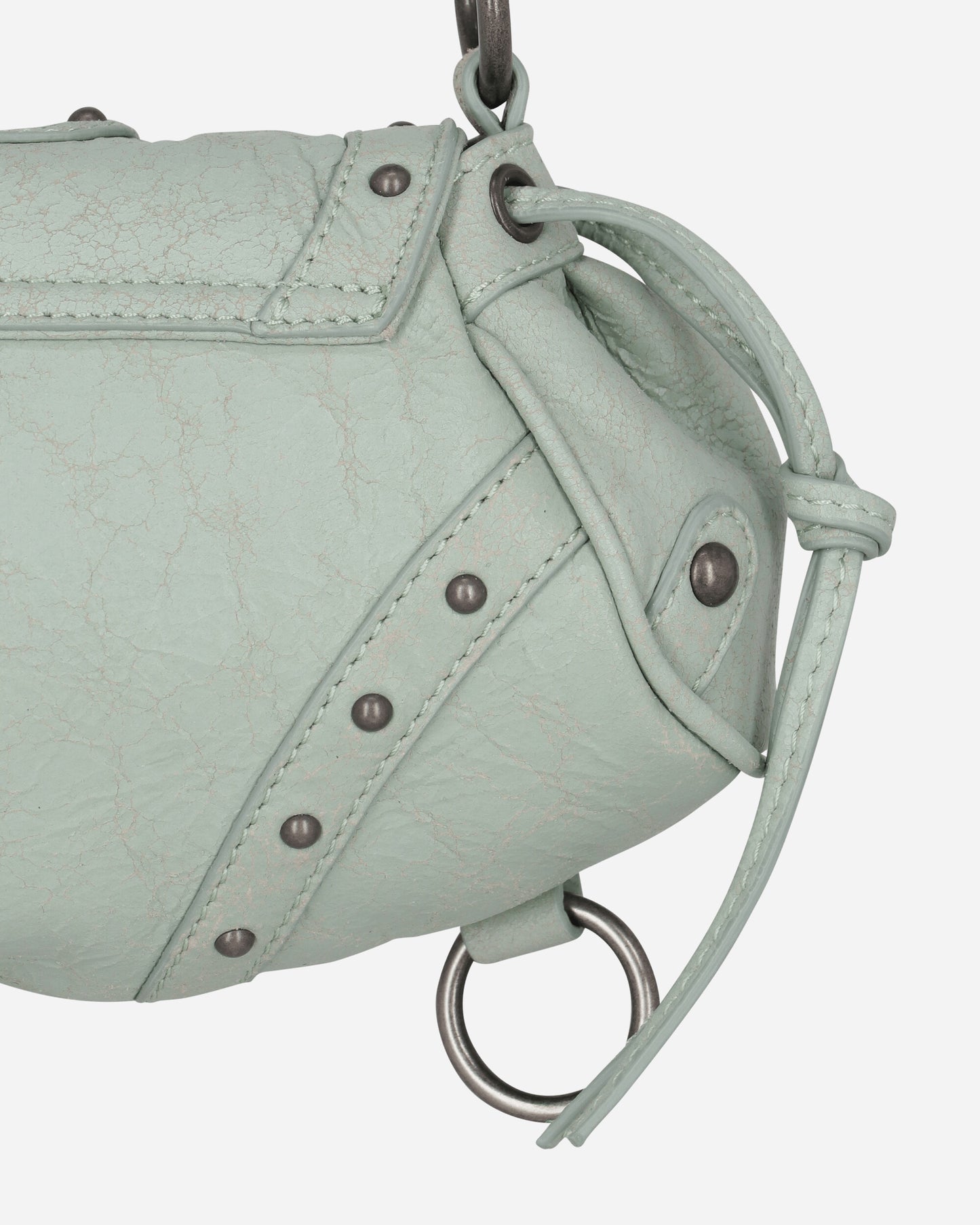 Guess USA Gusa Mini Claudia Crackl Bag Milkshake Mint Multi Bags and Backpacks Tote Bags W5GZ02L0R10 F8CR