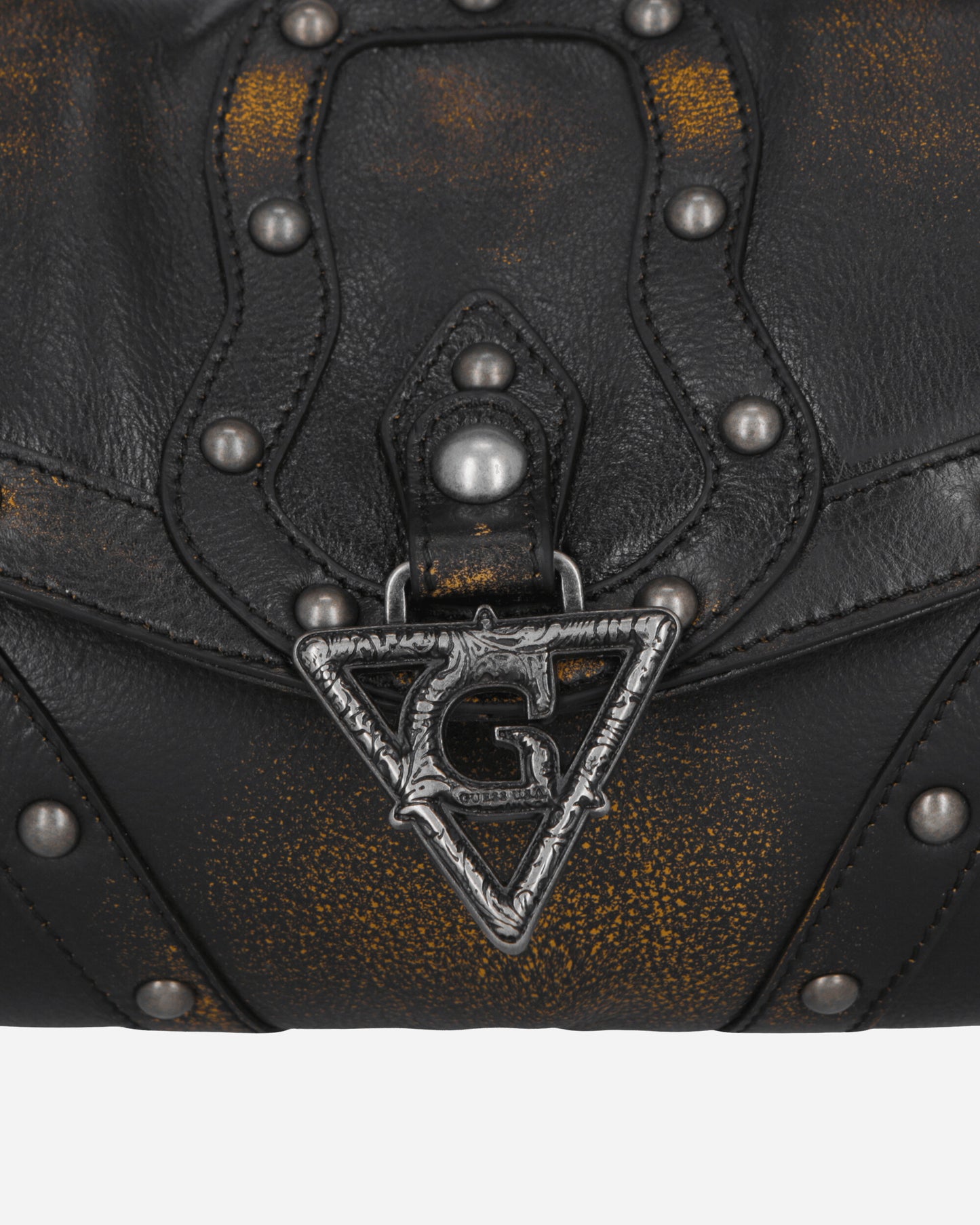 Guess USA Gusa Fashion Bag Jet Black Multi Bags and Backpacks Waistbags W4GZ08L0UC0 JTMU
