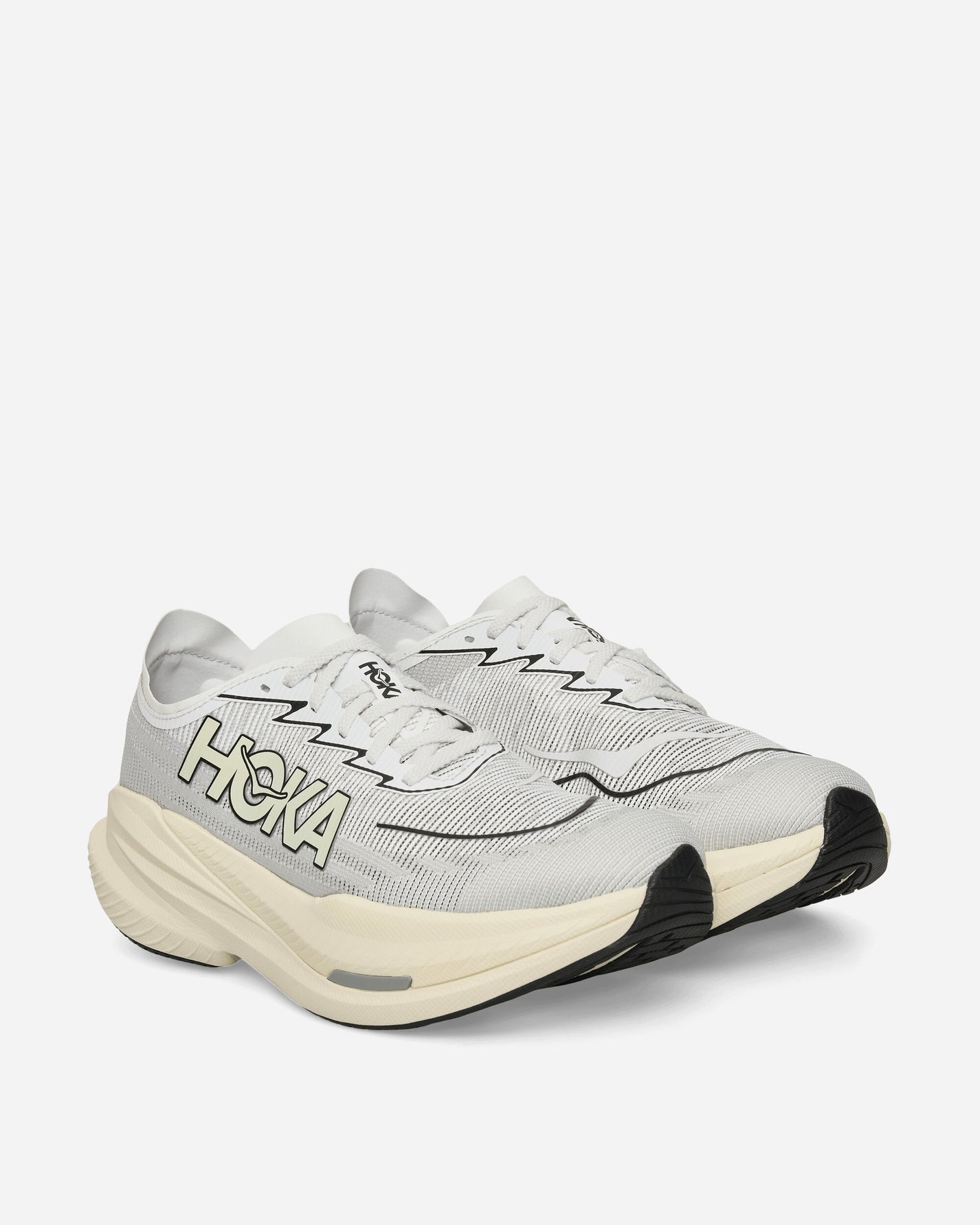 Hoka One One U Mach X 2 White/Cosmic Grey Sneakers Low 1169610-WMC