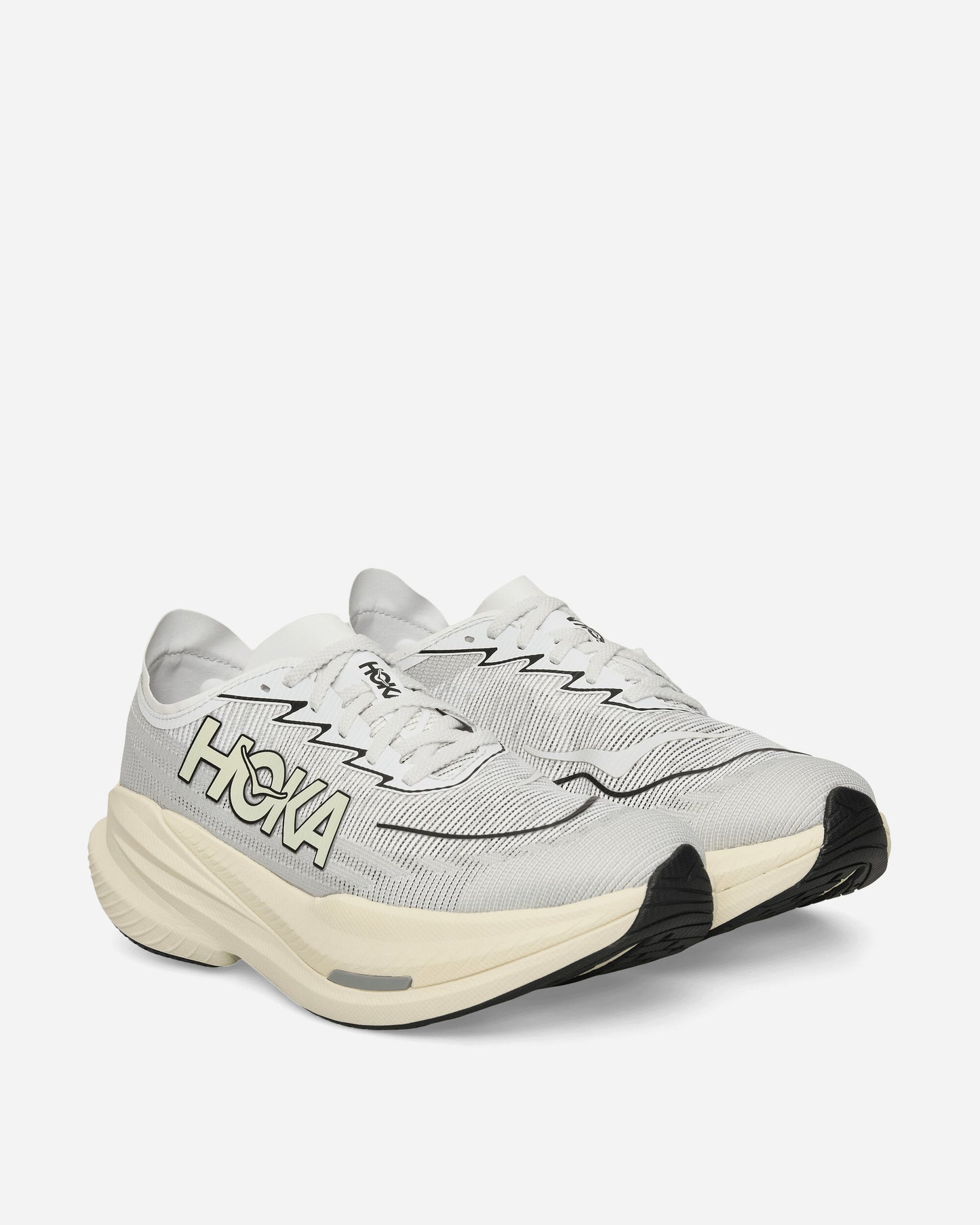 Hoka One One U Mach X 2 White/Cosmic Grey Sneakers Low 1169610-WMC