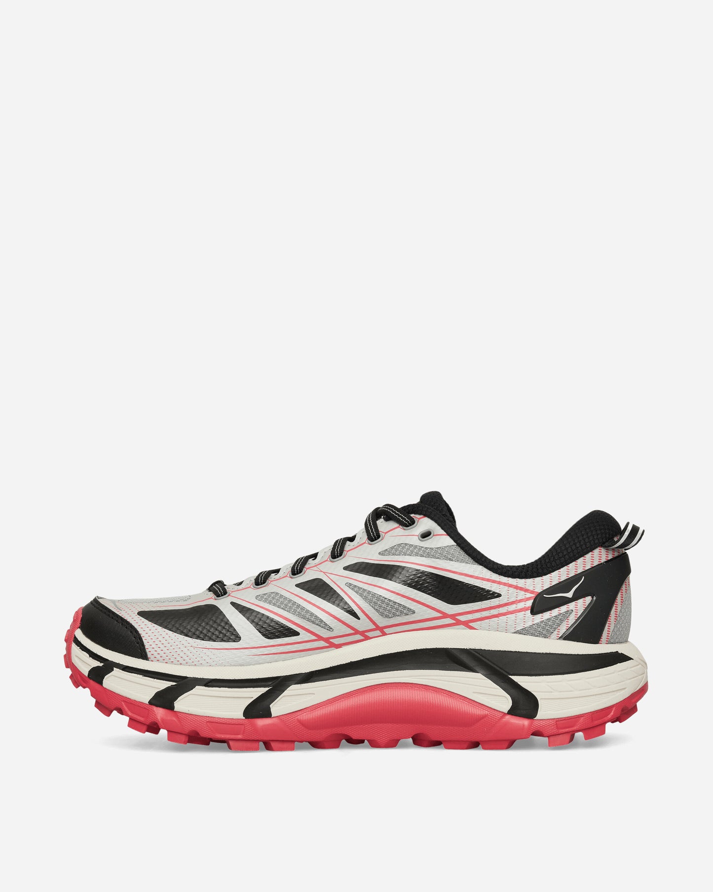 Hoka One One U Mafate Speed 2 Galactic Grey/Ruby Red Sneakers Low 1126851-GTCG