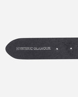 Hysteric Glamour Wmns Hypnotized Logo Ring Leather Belt Black Belts Belt 01251QE01 96