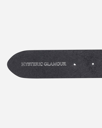 Hysteric Glamour Wmns Hypnotized Logo Ring Leather Belt Black Belts Belt 01251QE01 96
