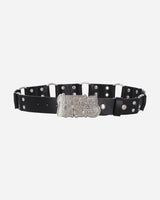 Hysteric Glamour Wmns Hypnotized Logo Ring Leather Belt Black Belts Belt 01251QE01 96