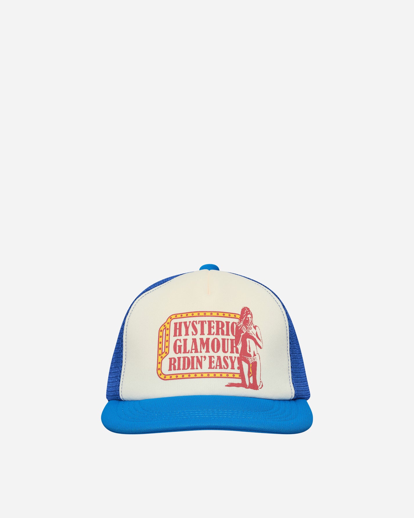 Hysteric Glamour Ridin'Easy Mesh Cap Blue Hats Caps 02251QH04 70