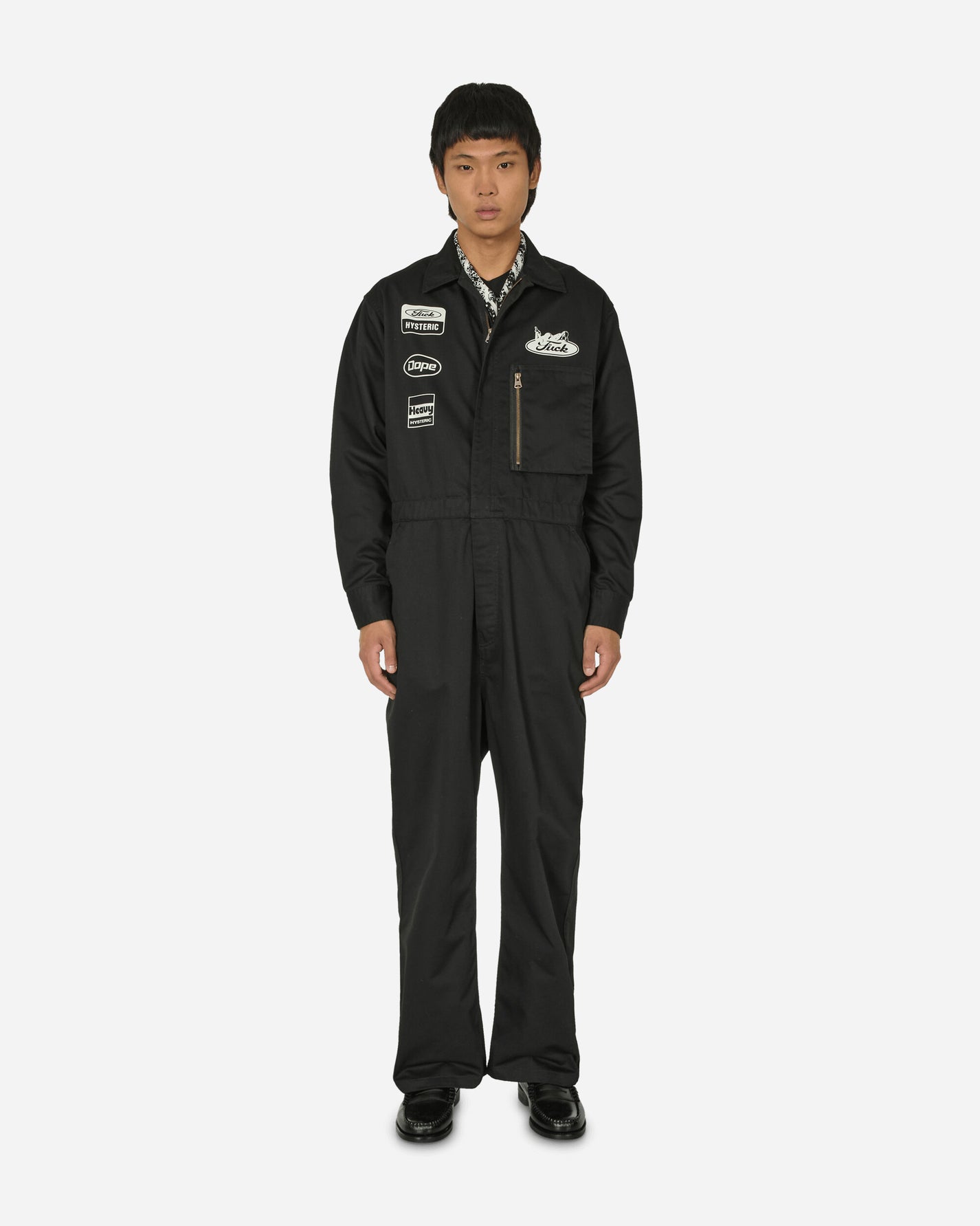 Hysteric Glamour Hysteric Motor Black Pants Jumpsuits 02241AS01 C1