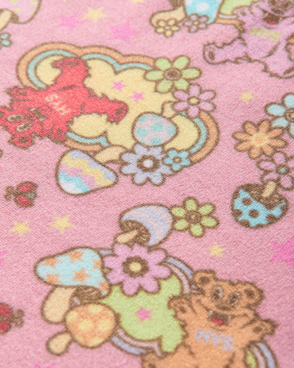 Hysteric Glamour Wmns Fire Bear Dream Pattern Skirt Pink Pattern Skirts Mini 01251CK01 39