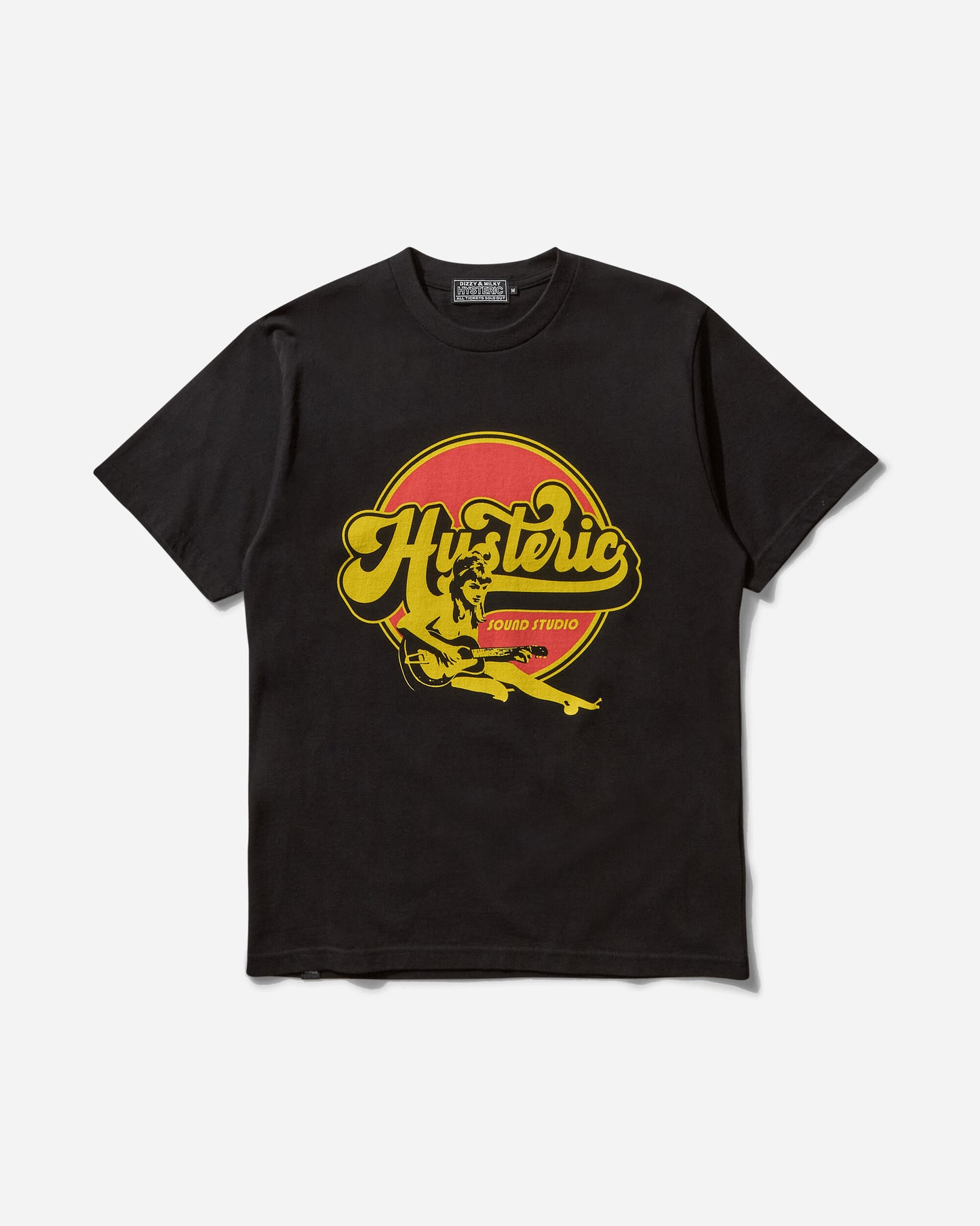 Hysteric Glamour Hysteric Sound Studio T-Shirt Black T-Shirts Shortsleeve 02251CT06 96