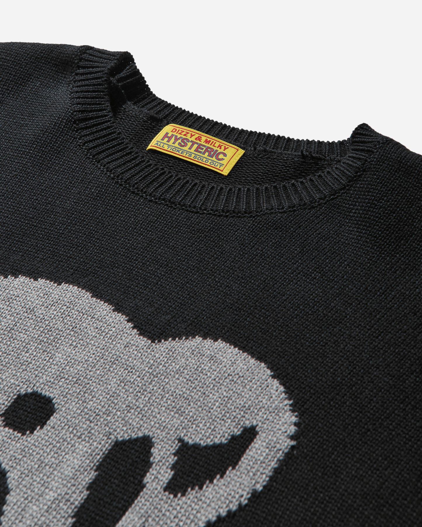 Hysteric Glamour Wmns Gumi Bear Black Knitwears Sweaters NO019 C1