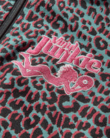 Hysteric Glamour Wmns Vinyl Junkie Track Jacket Green Pattern Sweatshirts Track Tops 01251AB04 64