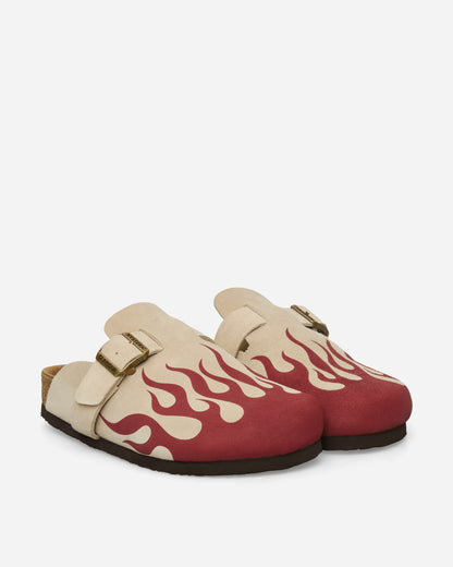 Hysteric Glamour Wmns Fire Pattern Sandals Beige Sandals and Slides Sandals and Mules 01251QS01 10