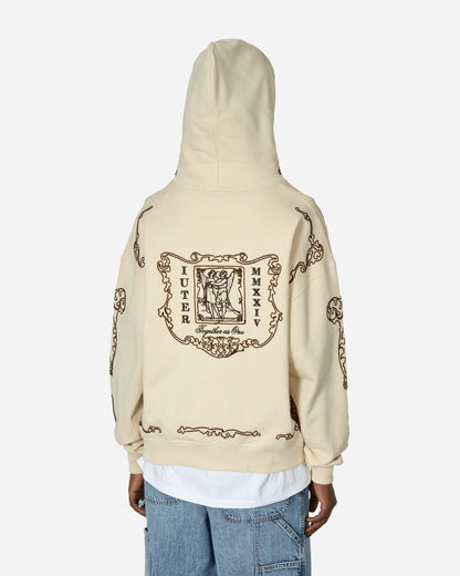 Iuter Ancient Hoodie Dusty White Sweatshirts Hoodies 24SISH75 1