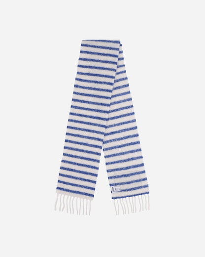 Jean Paul Gaultier Wmns Mohair Scarf White-Blue Gloves and Scarves Scarves and Warmneck EC037P-C548 0150