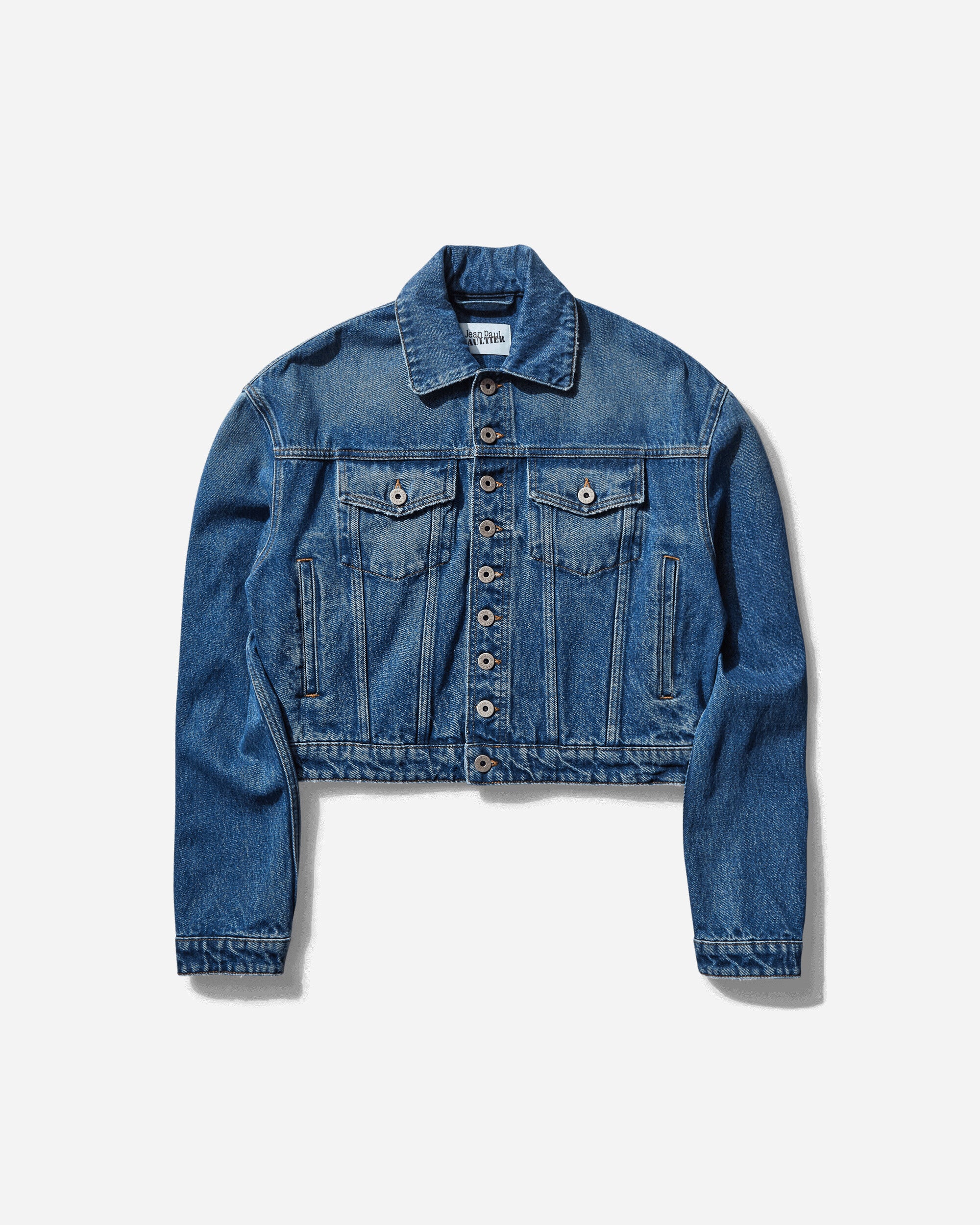 Jean Paul Gaultier Wmns Denim Jacket With Buttons Details Vintageblue Coats and Jackets Denim Jackets 25-34-U-VE092-D013 57