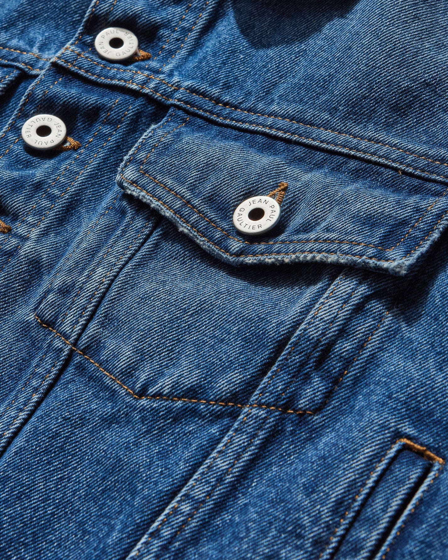Jean Paul Gaultier Wmns Denim Jacket With Buttons Details Vintageblue Coats and Jackets Denim Jackets 25-34-U-VE092-D013 57