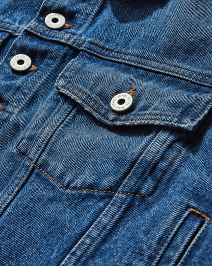 Jean Paul Gaultier Wmns Denim Jacket With Buttons Details Vintageblue Coats and Jackets Denim Jackets 25-34-U-VE092-D013 57