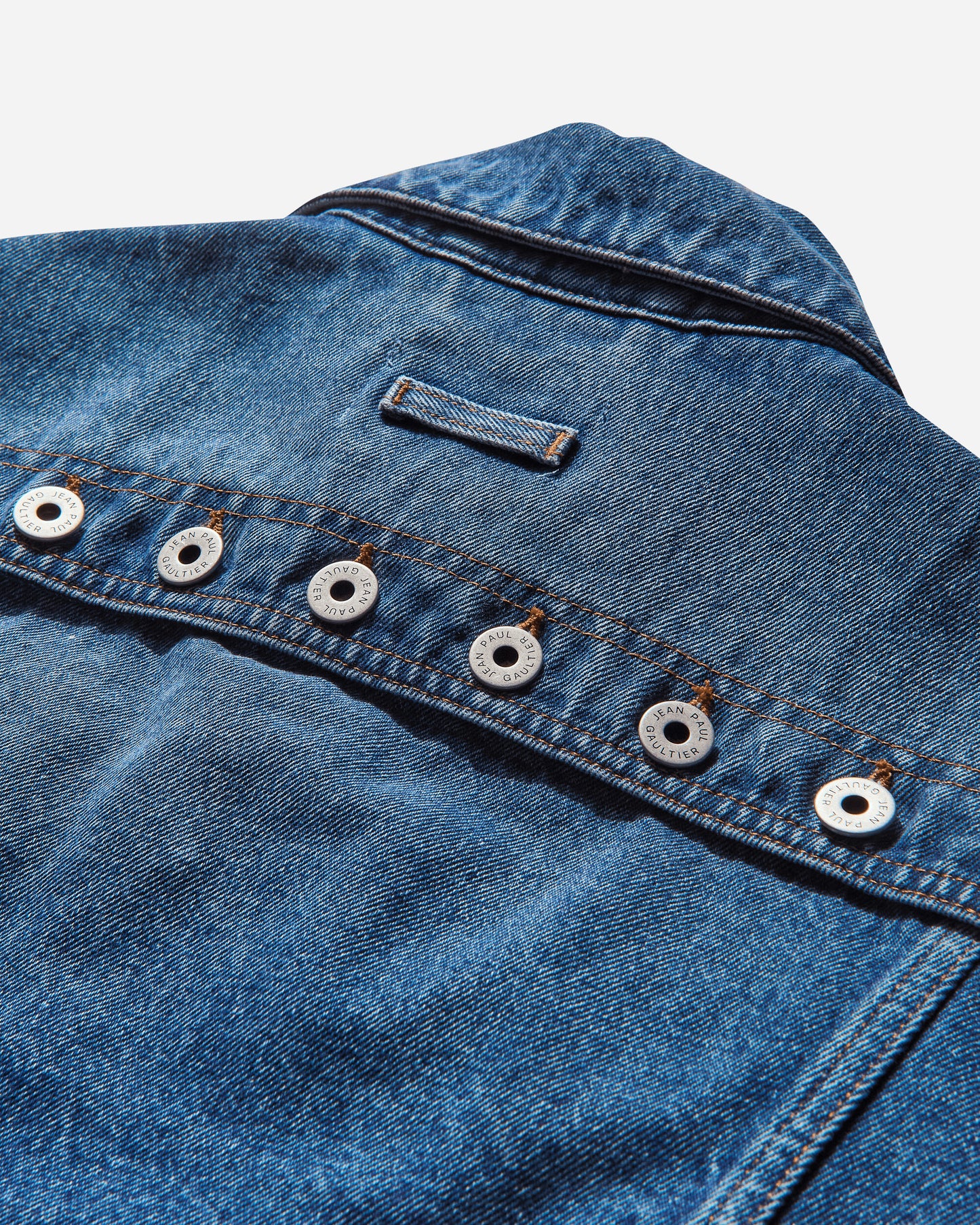 Jean Paul Gaultier Wmns Denim Jacket With Buttons Details Vintageblue Coats and Jackets Denim Jackets 25-34-U-VE092-D013 57