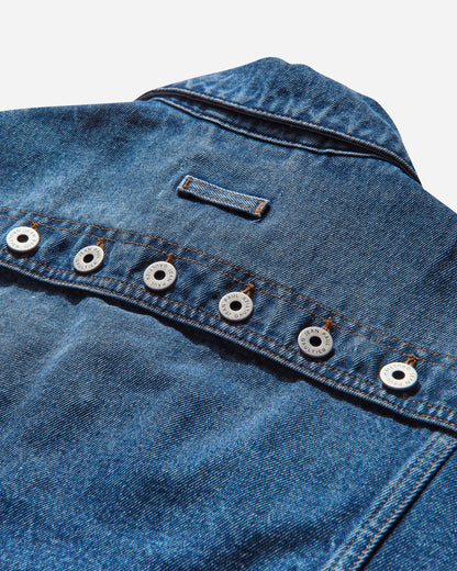 Jean Paul Gaultier Wmns Denim Jacket With Buttons Details Vintageblue Coats and Jackets Denim Jackets 25-34-U-VE092-D013 57