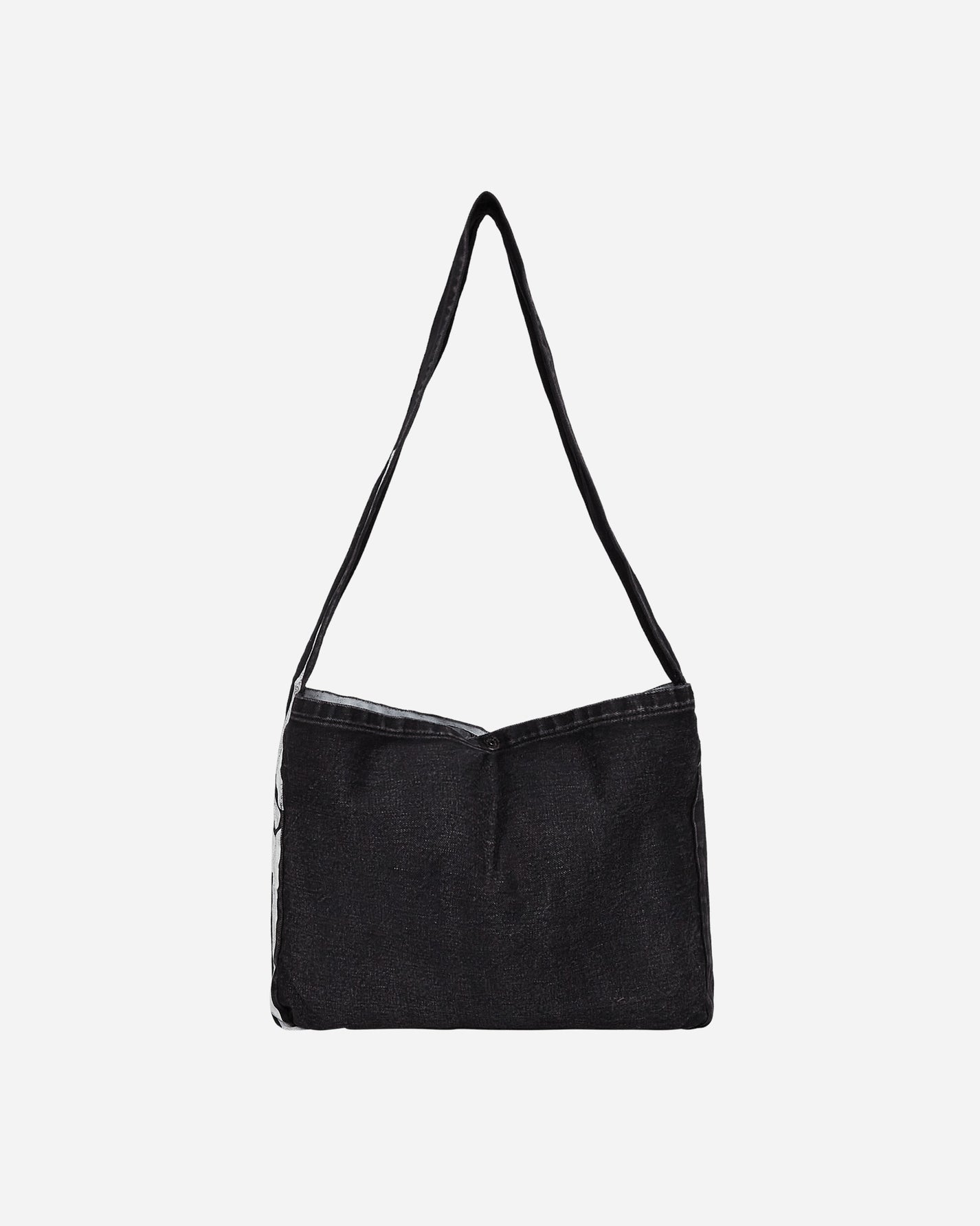 KAPITAL 14Oz Black Denim Book Bag (Bone) Pro Bags and Backpacks Shoulder Bags EK-1145XB PRO