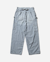 KAPITAL 10Oz Hickoree Stripe Zipper Wide Lumber Pants Hickoree Pants Cargo K2403LP100 HICKOREE