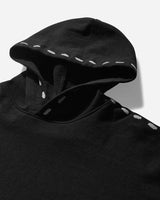 KAPITAL Swt Knit Marionette Hoodie Black Sweatshirts Hoodies EK-1677LC 1