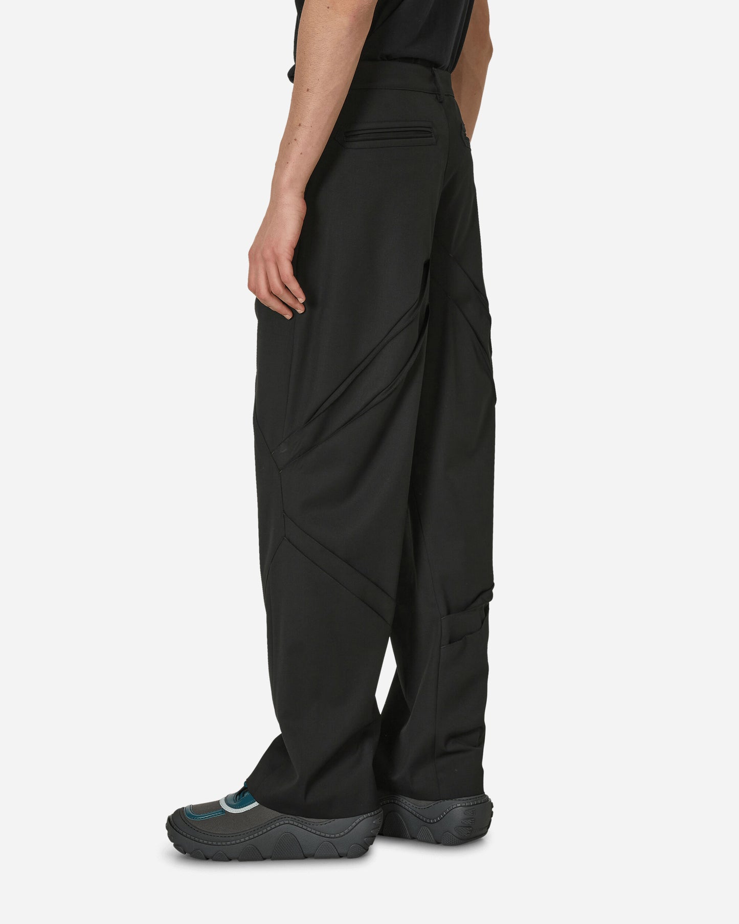 Kiko Kostadinov Melsas Darted Trouser Crow Black Pants Trousers KKSS24T07 28