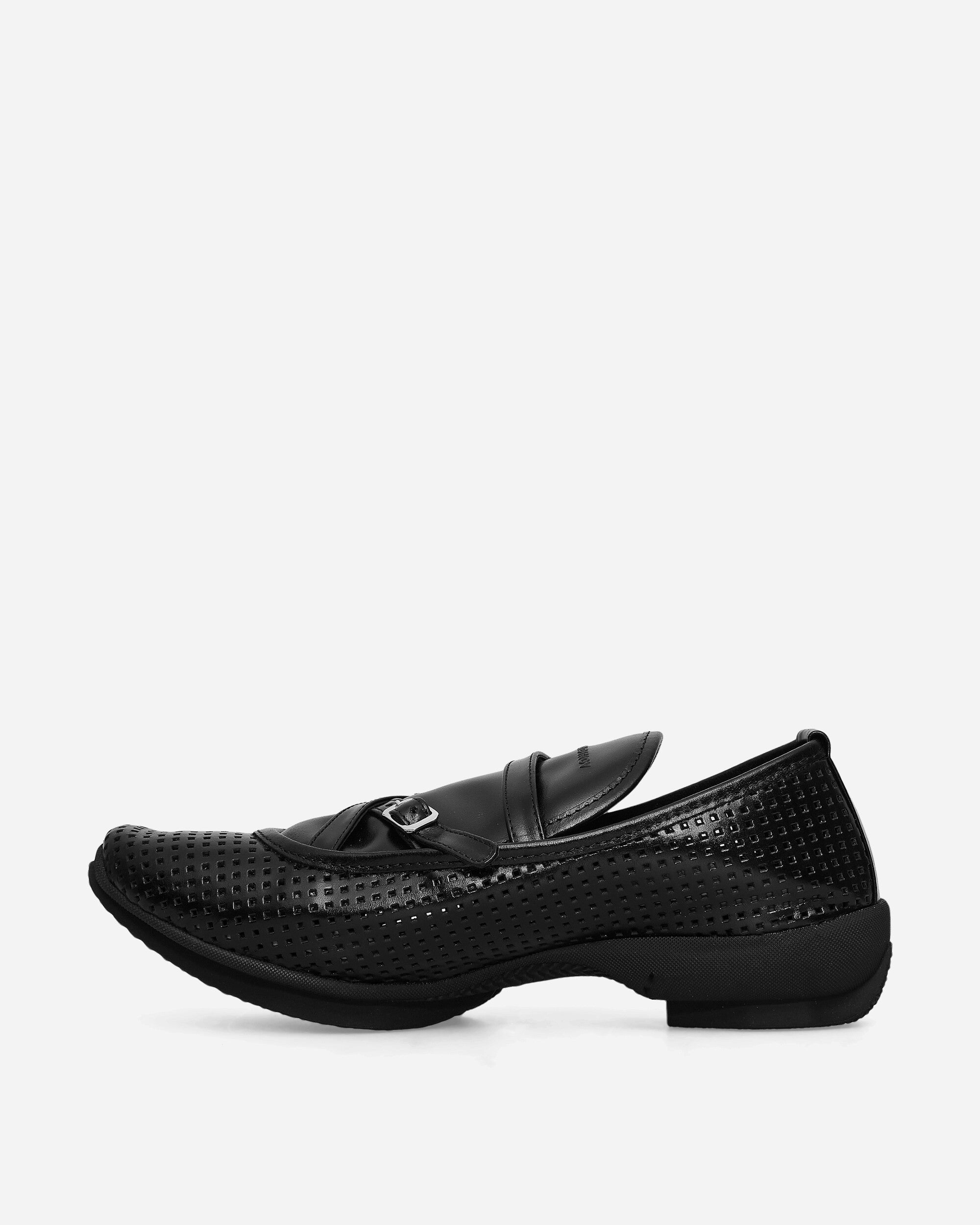 Kiko Kostadinov Wmns Sonia Buckled Loafer Perforated Black Classic Shoes Flat Shoes KKWSS25FT02 159