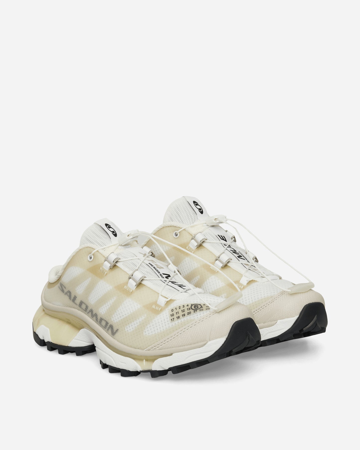 MM6 Maison Margiela Xt Mule 4 Mm6/Salomon White/Green Haz/Silver Sneakers Low SH1WS0017 HA744