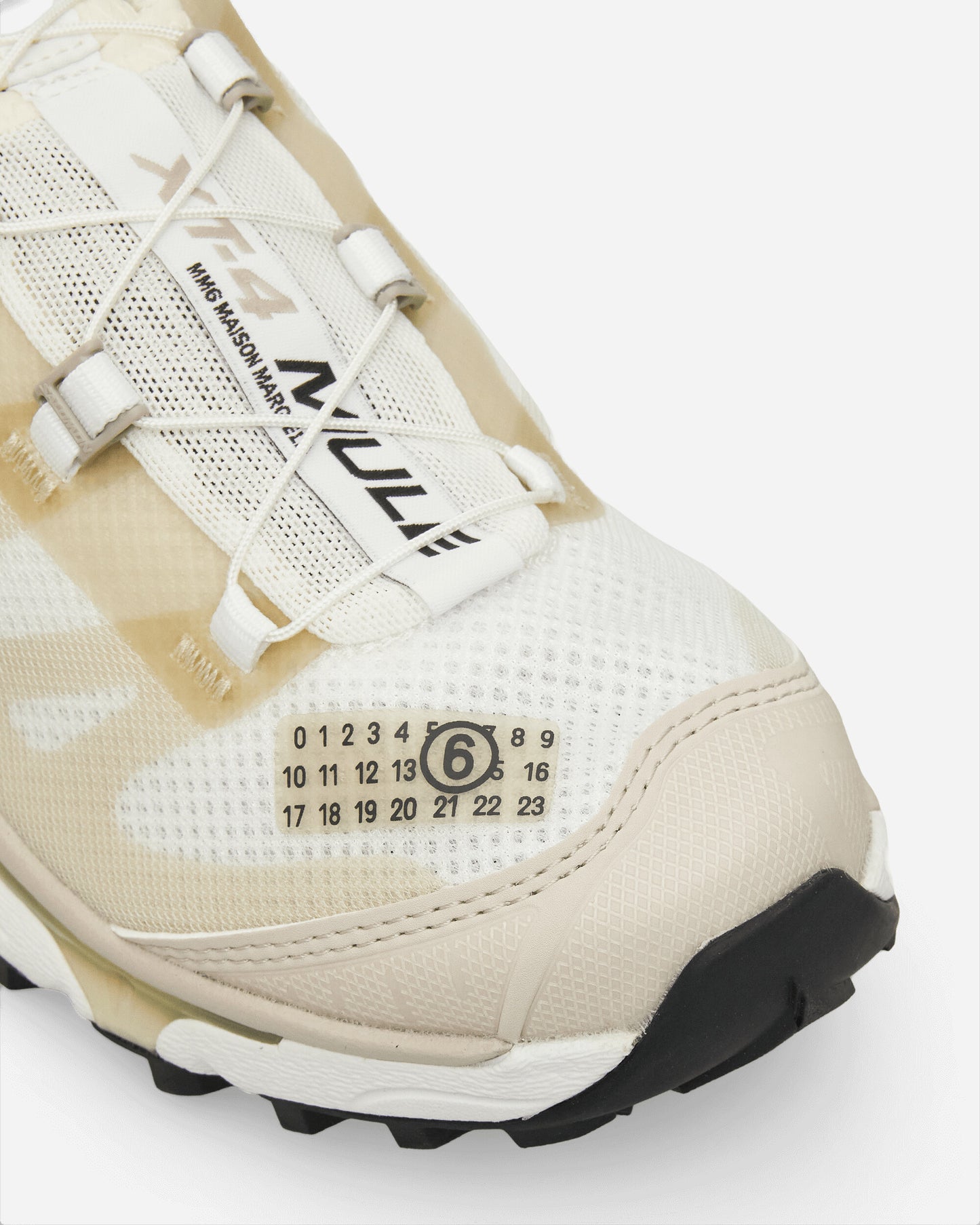 MM6 Maison Margiela Xt Mule 4 Mm6/Salomon White/Green Haz/Silver Sneakers Low SH1WS0017 HA744