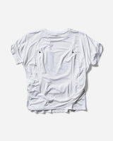 Mainline:RUS/Fr.CA/DE Wmns T-Shirt With Darts, Rivets And Back Drape White T-Shirts Shortsleeve AW24THEA THEA