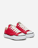 Maison MIHARA YASUHIRO Peterson / Original Sole Canvas Low-Top Sneaker Red Sneakers Low A01FW702 RED