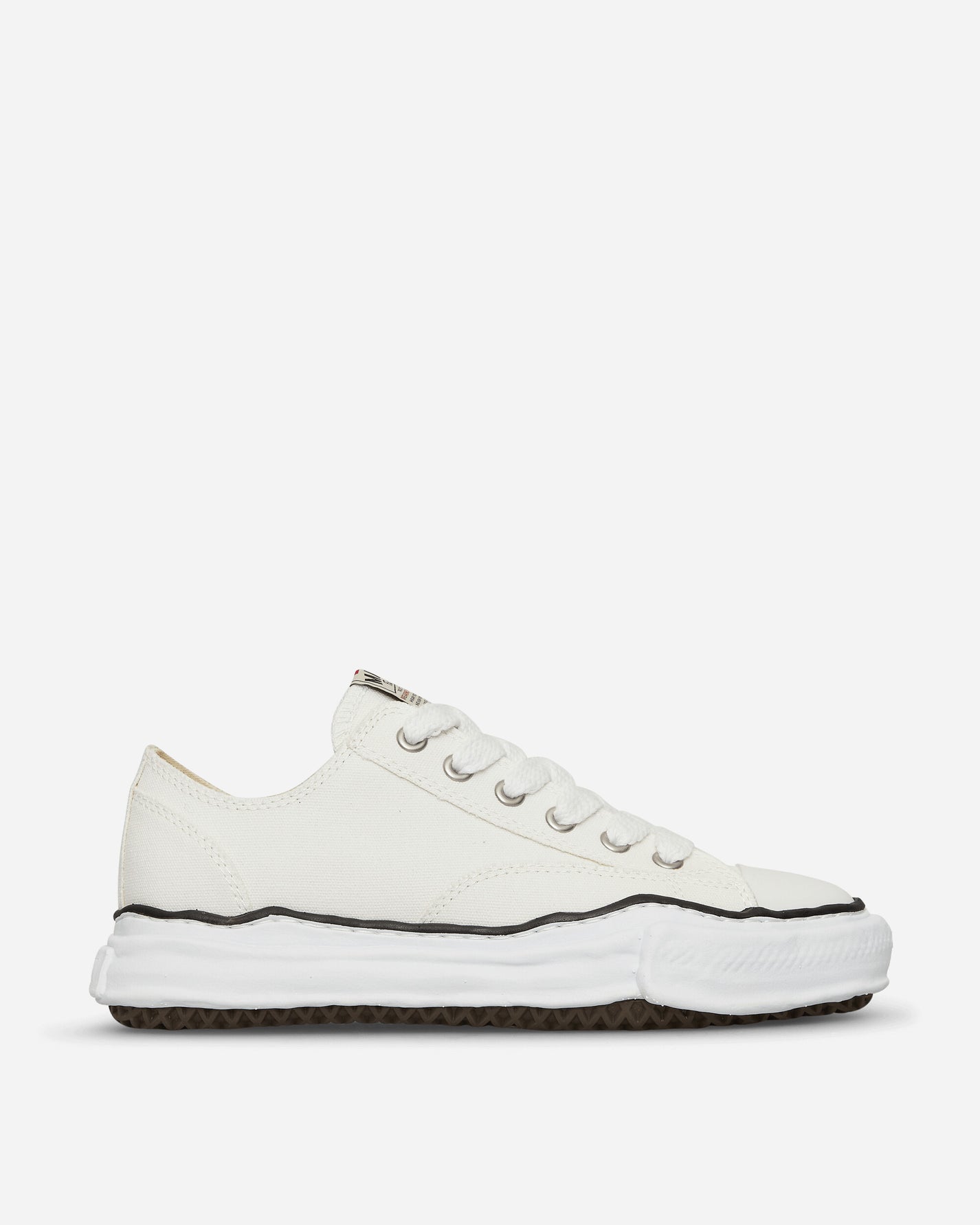 Maison MIHARA YASUHIRO Peterson / Original Sole Canvas Low-Top Sneaker White Sneakers Low A01FW702 WHITE