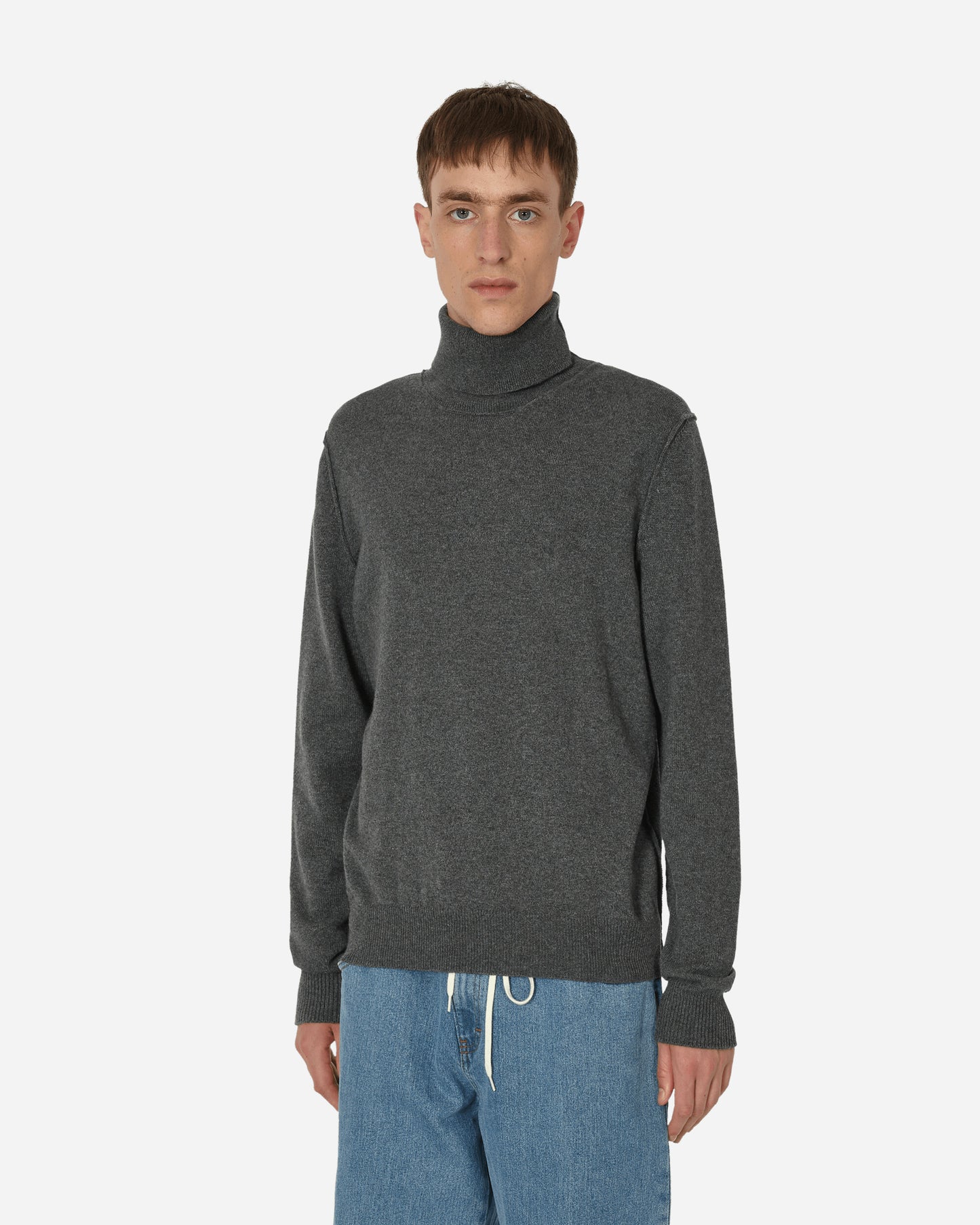 Maison Margiela Pullover Medium Grey Knitwears Turtleneck SI1HA0010 859M