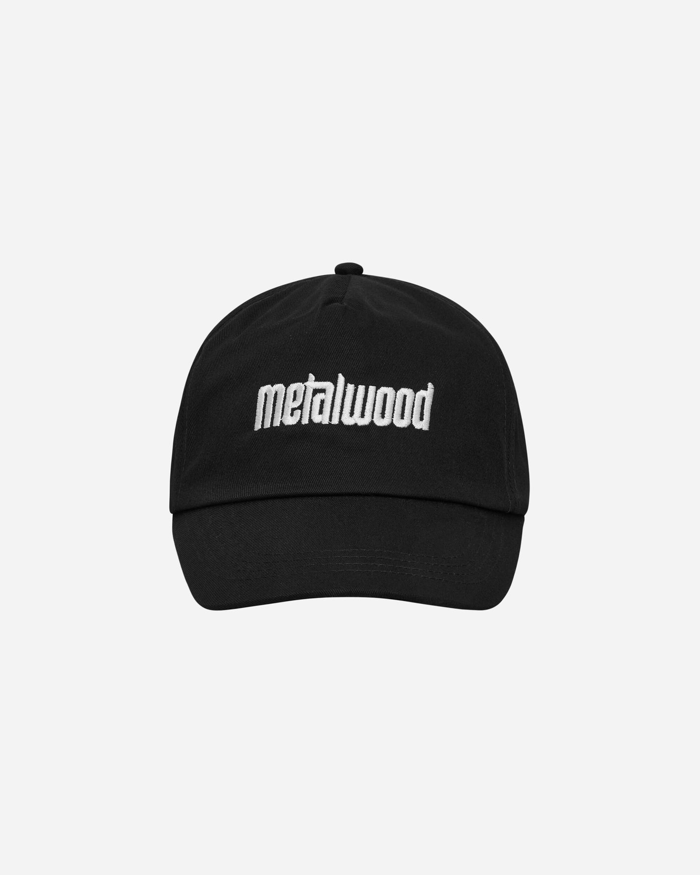 Metalwood Studio Metal Logo 5-Panel Hat Black Hats Caps MWS25-01-10 BLK