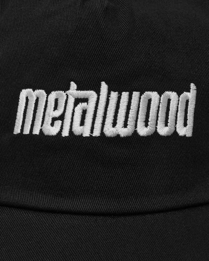 Metalwood Studio Metal Logo 5-Panel Hat Black Hats Caps MWS25-01-10 BLK