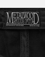 Metalwood Studio Metal Logo 5-Panel Hat Black Hats Caps MWS25-01-10 BLK