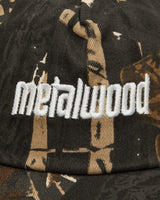 Metalwood Studio Metal Logo 5-Panel Hat Real Leaf Camo Hats Caps MWS25-01-10 RLC
