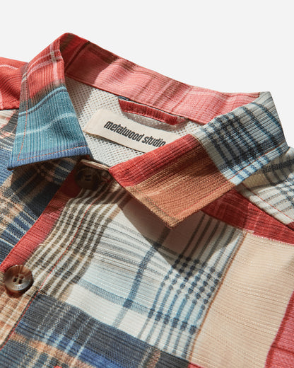 Metalwood Studio Madras Patch Explorer Shirt Multicolor Shirts Longsleeve Shirt MWS25-04-04 MLT