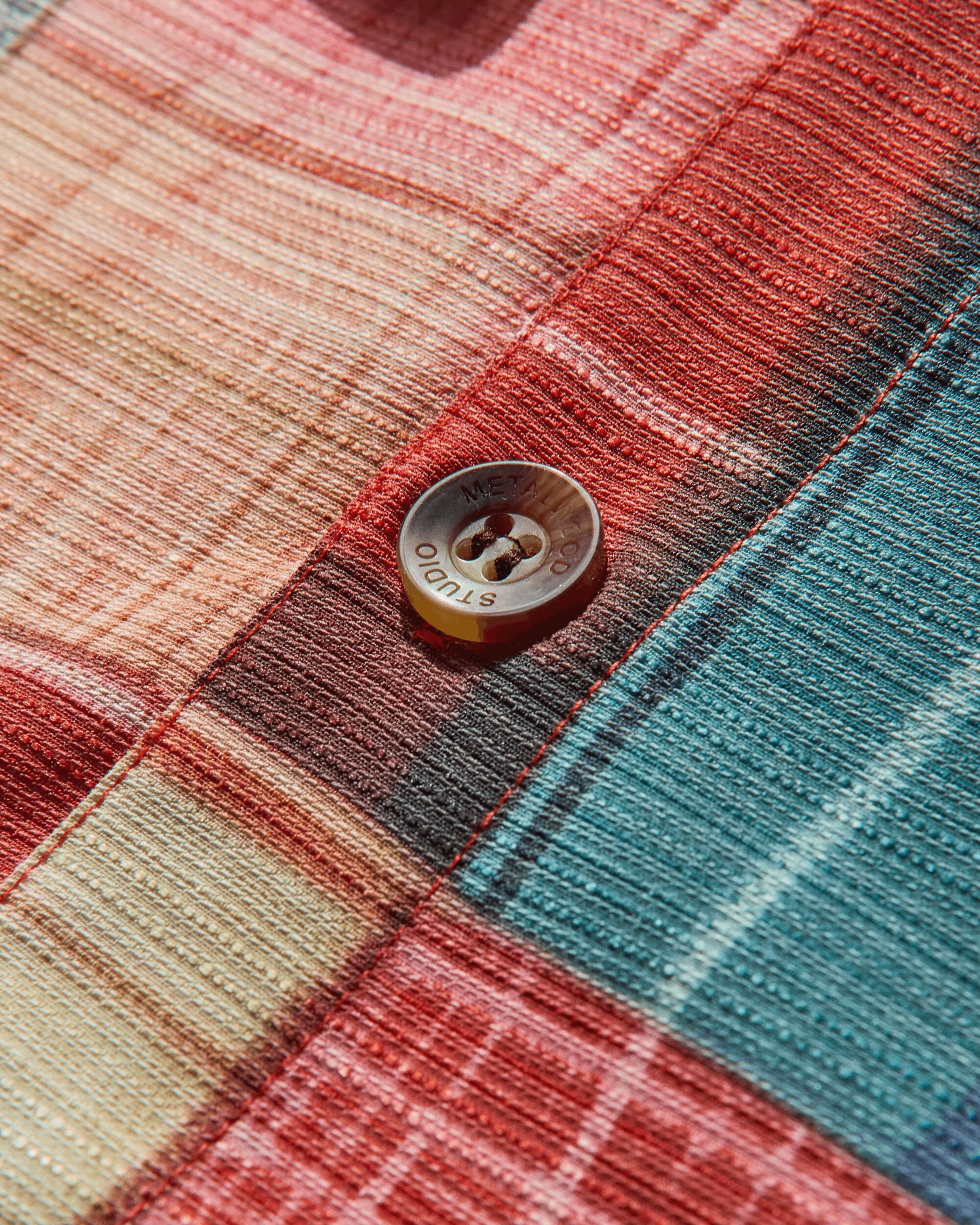 Metalwood Studio Madras Patch Explorer Shirt Multicolor Shirts Longsleeve Shirt MWS25-04-04 MLT