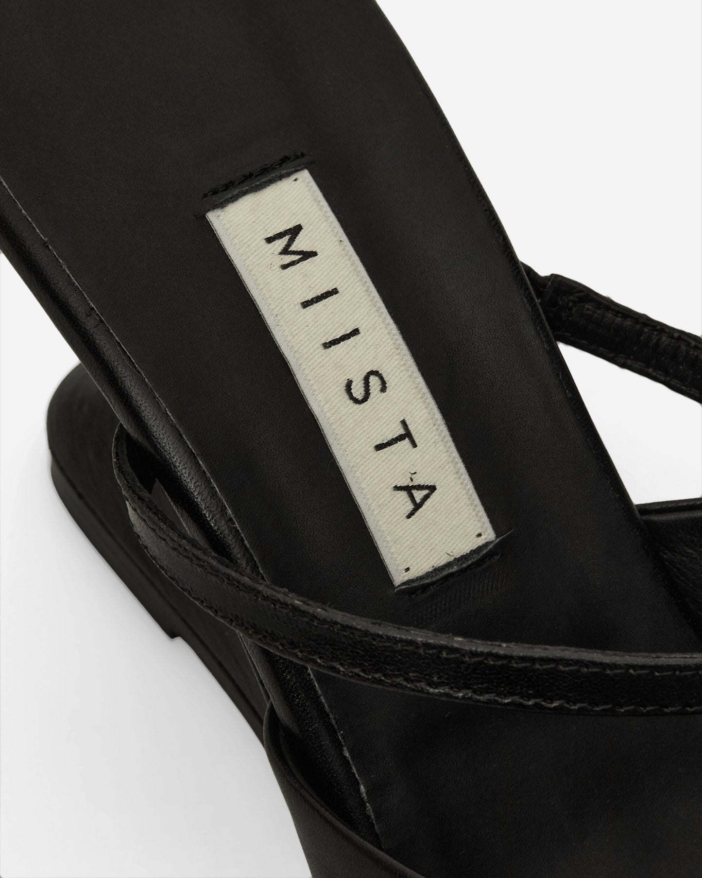 Miista Wmns Egle Black Sandals Black Classic Shoes High Heels MI-5668 BLACK