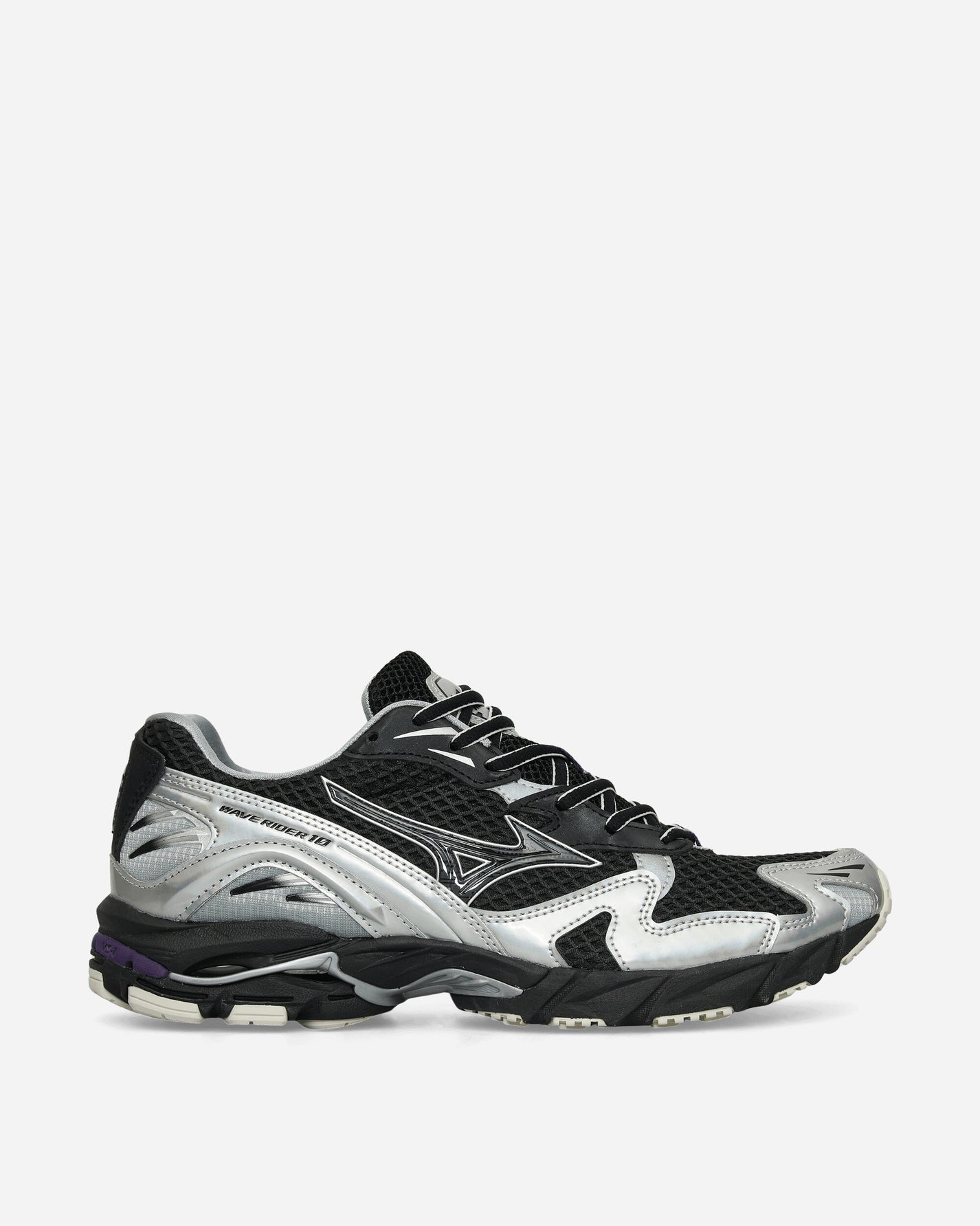 Mizuno Wave Rider 10 Millenium Black/Black Sand/Purple Sneakers Low D1GA2506-01