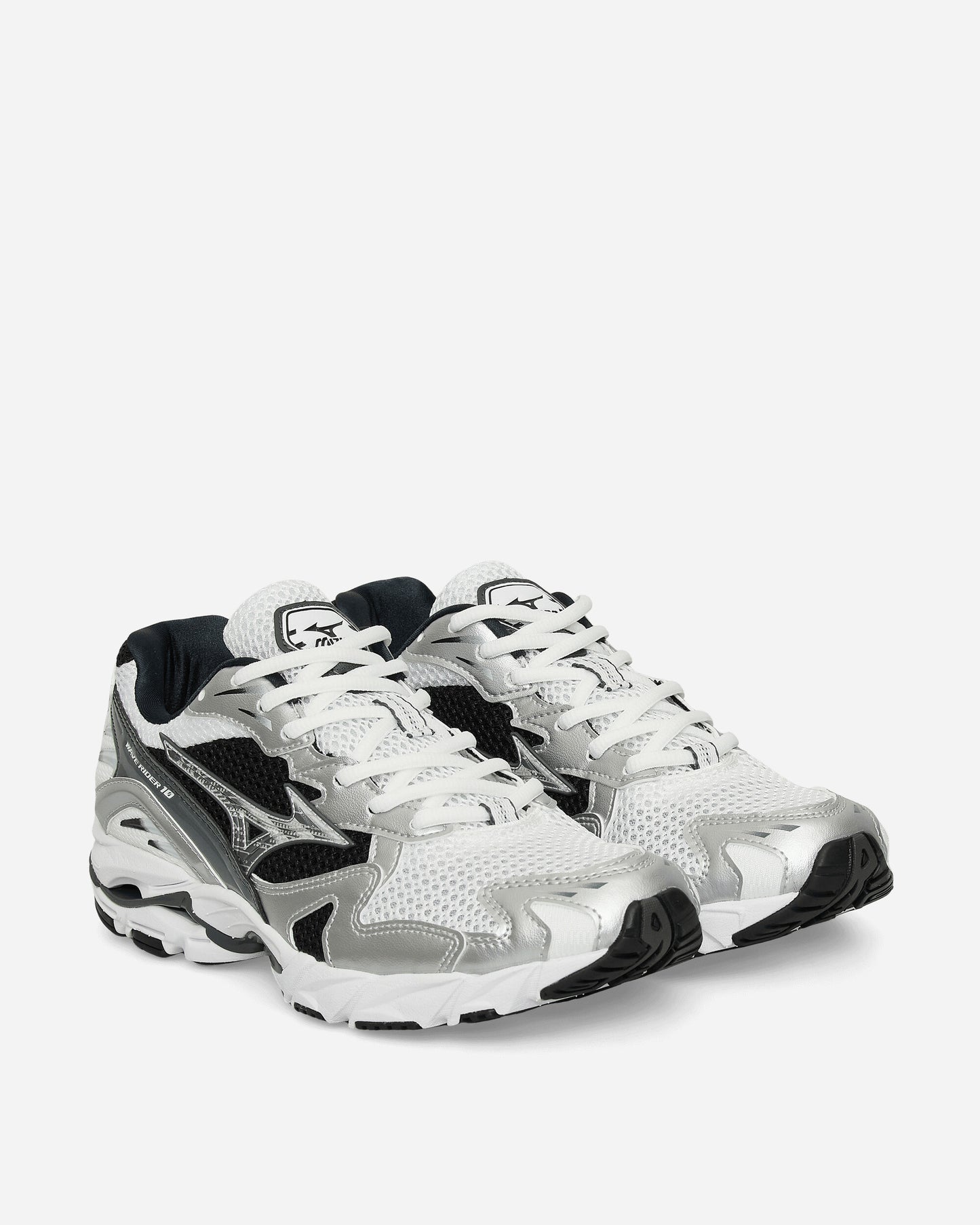 Mizuno Wave Rider 10 S White/Silver/Black Sneakers Low D1GA2104-05