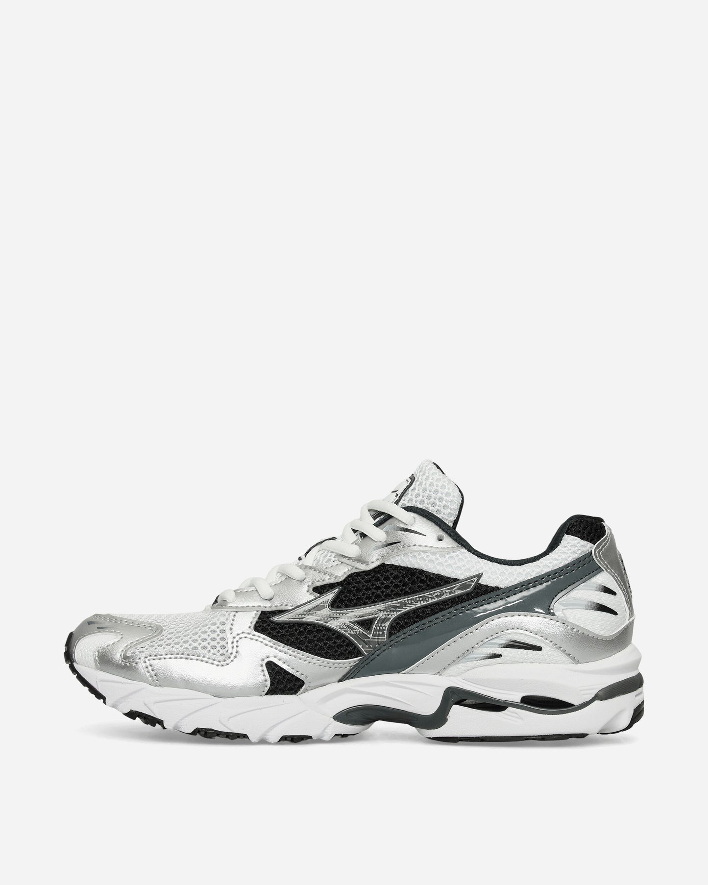 Mizuno Wave Rider 10 S White/Silver/Black Sneakers Low D1GA2104-05